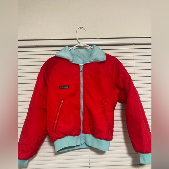 Bomber jacket Columbia size M double view - Picture 1 of 4